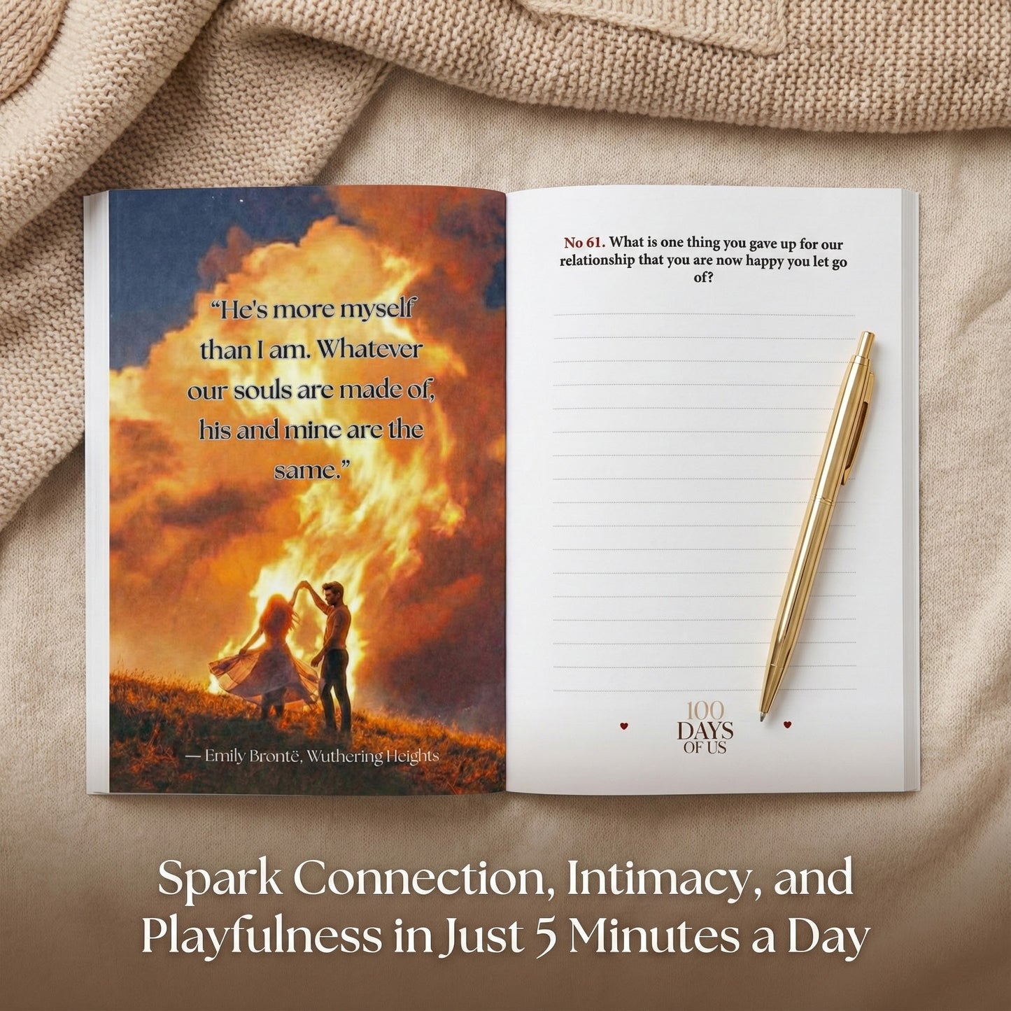 100 Days Of Us: Couples Connection Journal