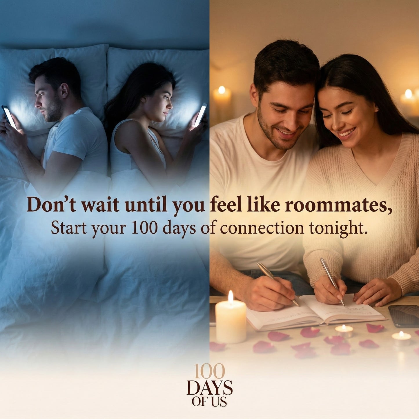 100 Days Of Us: Couples Connection Journal